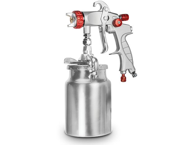 PISTOLET PNEUMATIQUE,1.7mm,1000ml,36psi,14",250mlmin