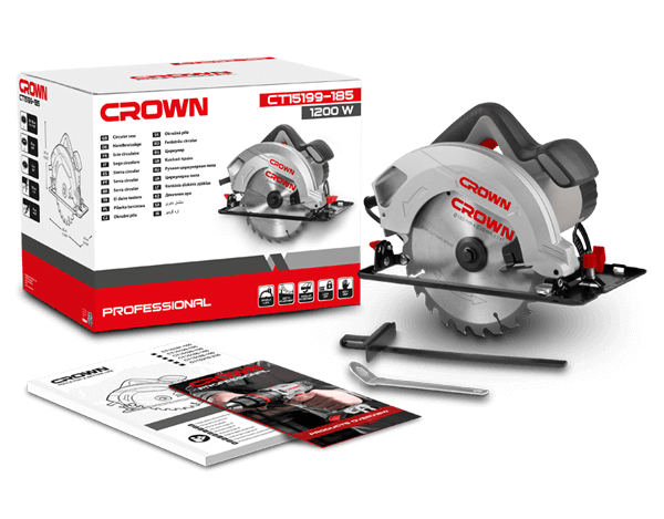 SCIE CIRCULAIRE, 1200W 185mm 5500rpm