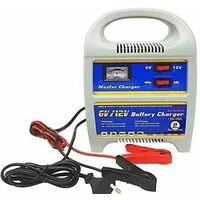 CARICABATTERIA PORTABLE VOITURE MOTO BATEAU CAMPER 6-12 V 8 AMPÈRES CARICABATTERIE