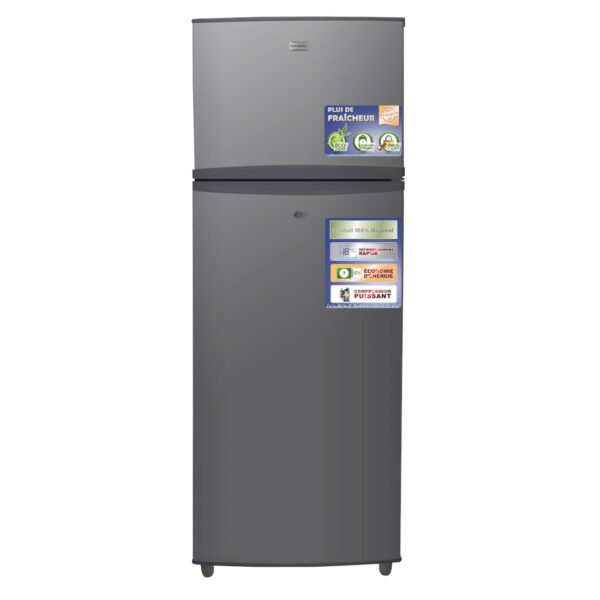 NASCO RÉFRIGÉRATEUR COMBINÉ– AVEC CLE- 202 LITRES – NASF2-250K