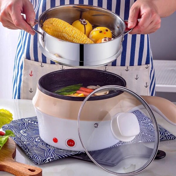 Mini Pot électrique multifonctionnel à Double couche