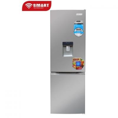 SMART TECHNOLOGY Réfrigérateur Combiné Avec Fontaine - STCB-479WM- 262L - Inox - Garantie 12 Mois