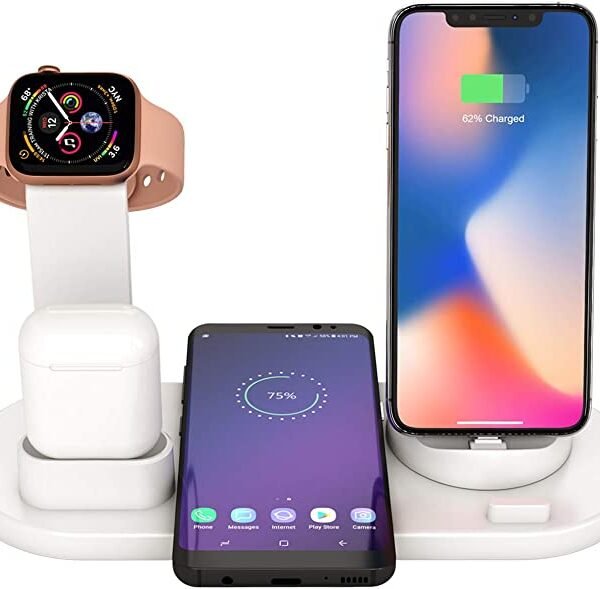 Station De Charge Sans Fil 6 En 1 Chargeur Multifonction FastCharging