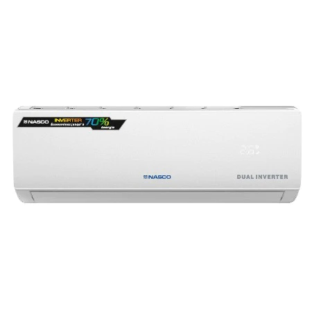 SPLIT NASCO 1.5 CV - R410-INVERTER - FACADE BLANCHE - NASHRN1-12