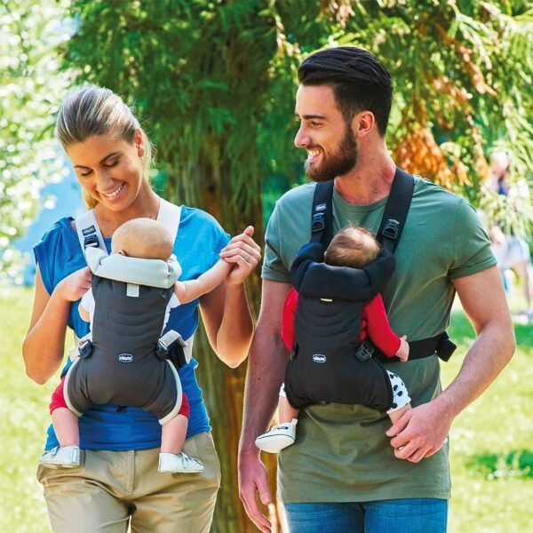 Chicco Easy Fit – Chicco Easy Fit – Porte-bébé ergonomique, 0 à 9 kg, noir (Black Night)