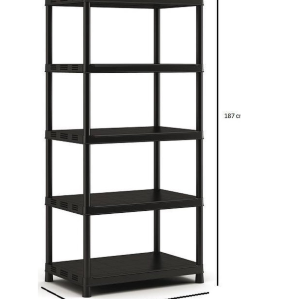 Rack de rangement de cuisine en acier de haute qualité à 5 niveaux rack en acier robuste