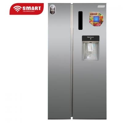 SMART TECHNOLOGY Réfrigérateur Américain De Luxe - STR-5797M - 562L - Gris - Garantie 12 Mois