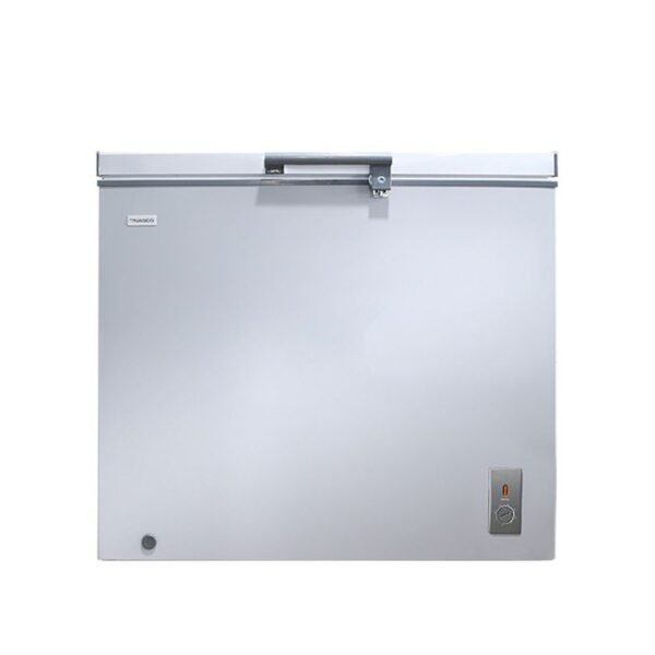 Nasco Congélateur Horizontal KNAS-250 - 1 Porte - Gris - 145 Litres - Garantie 12 Mois