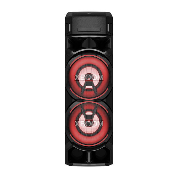LG XBOOM | Système High Power | Bluetooth | Lecteur CD | Double Boomer 8’’ | Lumières multicolores | Fonctions DJ & Karaoké