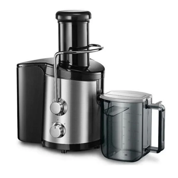 MIDEA EXTRACTEUR DE JUS 600W - 1250ML - INOX-NOIR - BOL PLASTIQUE - MIDEA_MJ-60JM01B
