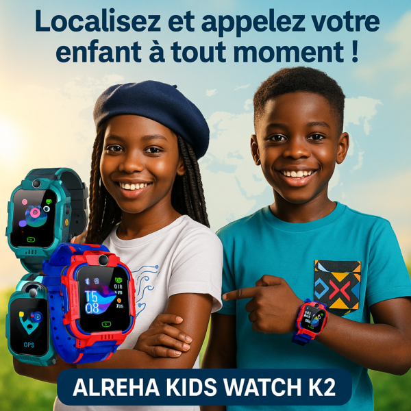 ALREHA KiDs K2 – Montre Connectée pour Enfants